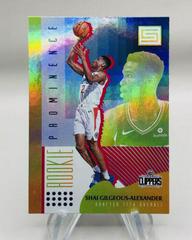 Shai Gilgeous Alexander [Red] Basketball Cards 2018 Panini Status Rookie Prominence Prices