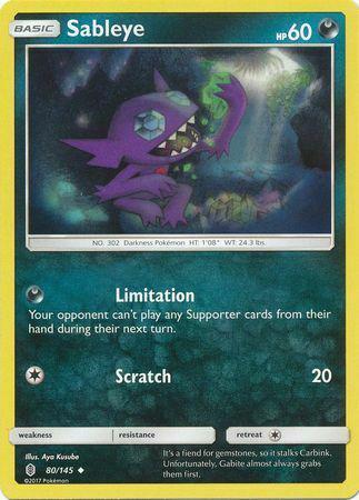 Sableye #80 Prices | Pokemon Guardians Rising | Pokemon Cards