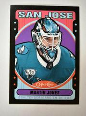 Martin Jones [Retro Black] Hockey Cards 2021 O Pee Chee Prices