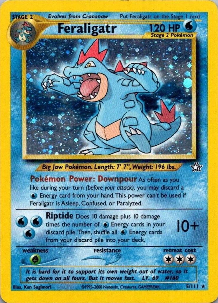 Feraligatr #5 Pokemon Neo Genesis