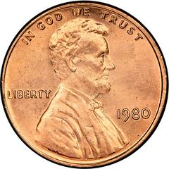 1980 Coins Lincoln Memorial Penny Prices