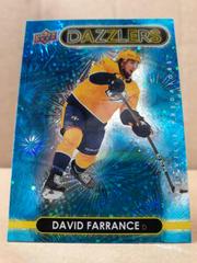 David Farrance Hockey Cards 2021 Upper Deck Dazzlers Prices
