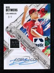 Reid Detmers [Red] #DMS-RD Baseball Cards 2022 Panini Diamond Kings DK Materials Signatures Prices