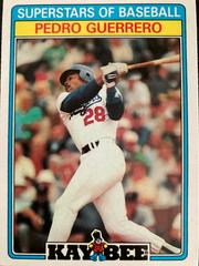 Pedro Guerrero Baseball Cards 1987 Topps KayBee Superstars Prices