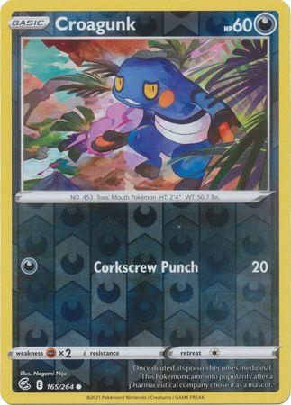 Croagunk [Reverse Holo] #165 Prices | Pokemon Fusion Strike | Pokemon Cards