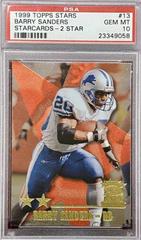 Barry Sanders [2 Star] #13 Football Cards 1999 Topps Stars Starcards Prices