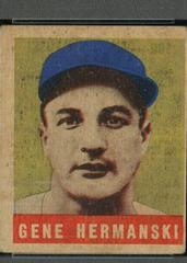 Gene Hermanski [Correct Spelling] #102 Baseball Cards 1948 Leaf Prices