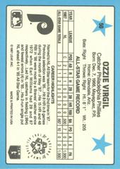 Reverse | Ozzie Virgil Baseball Cards 1988 Panini Donruss All Stars