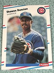 Shawon Dunston #419 Baseball Cards 1988 Fleer Prices