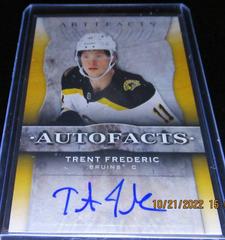 Trent Frederic Hockey Cards 2021 Upper Deck Artifacts Auto Facts Prices