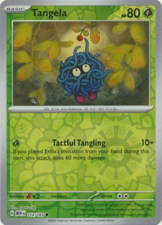 Tangela [Reverse Holo] #114 Pokemon Scarlet & Violet 151