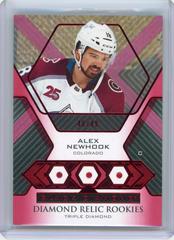 Alex Newhook [Ruby Triple] Hockey Cards 2021 Upper Deck Black Diamond Rookie Relic Prices