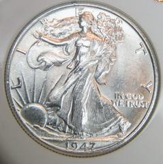 1947-P Walking Liberty Half Dollar - Obverse | 1947 Coins Walking Liberty Half Dollar