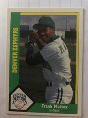 Frank Mattox #14 Baseball Cards 1990 CMC Denver Zephyrs Prices