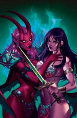 Red Sonja / Hell Sonja [Leirix Ultraviolet Virgin] #2 (2023) Comic Books Red Sonja / Hell Sonja Prices