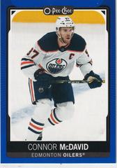 Connor McDavid [Blue] Hockey Cards 2021 O Pee Chee Prices