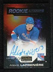 Alexis Lafreniere [Cosmic] Hockey Cards 2020 O Pee Chee Platinum Rookie Autographs Prices
