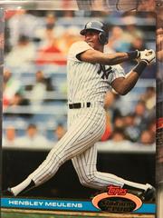 Hensley Meulens #503 Baseball Cards 1991 Stadium Club Prices