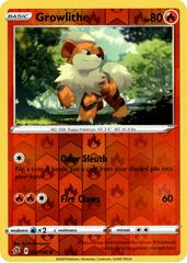 Growlithe [Reverse Holo] #27 Pokemon Rebel Clash Prices
