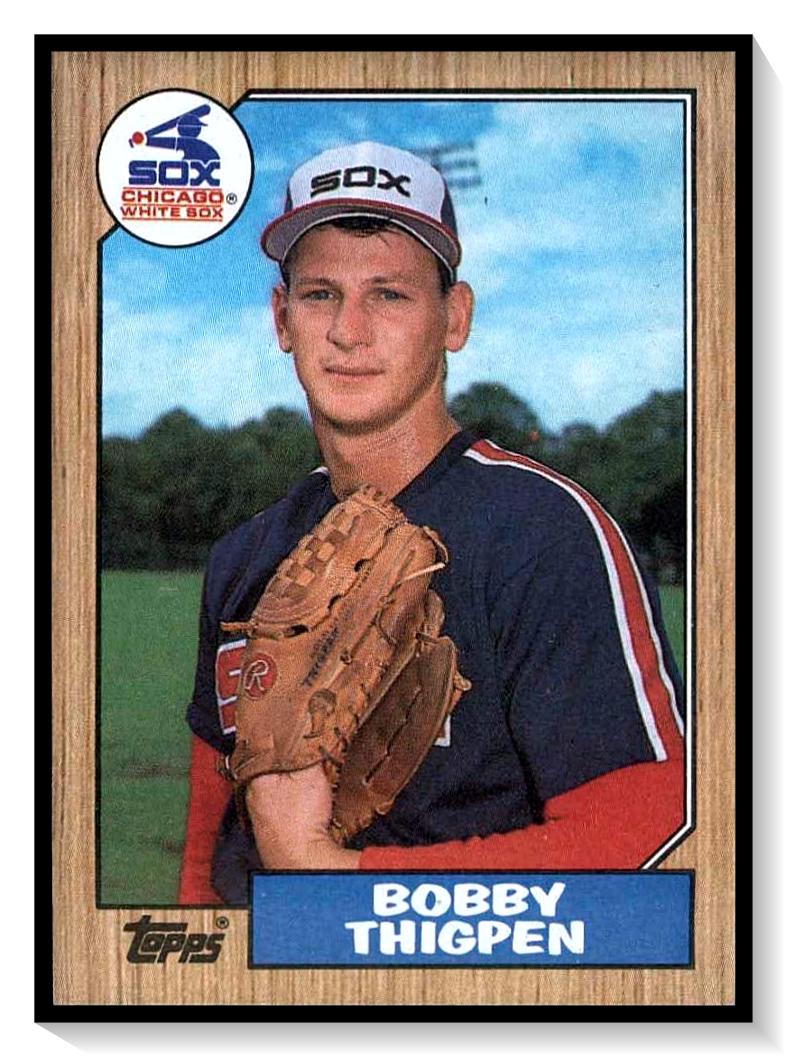 Bobby Thigpen Ungraded 1987 Topps