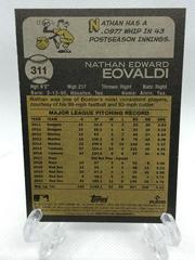 Back Of Card | Nathan Eovaldi Baseball Cards 2022 Topps Heritage