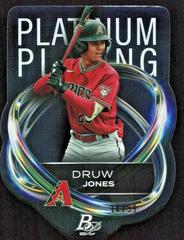Druw Jones #PPD-7 Baseball Cards 2023 Bowman Platinum Plating Die Cut Prices
