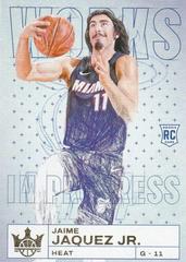 Jaime Jaquez Jr. #9 Basketball Cards 2023 Panini Court Kings Works in Progress Prices