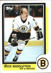 Rick Middleton #157 Hockey Cards 1986 Topps Prices