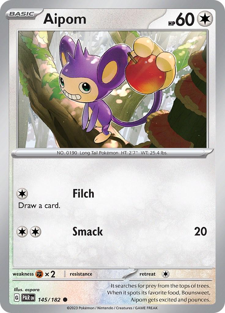 Aipom #145 Pokemon Paradox Rift