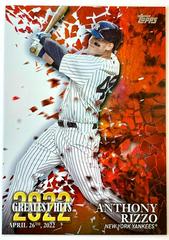Anthony Rizzo [Gold] #22GH-1 Baseball Cards 2023 Topps 2022 Greatest Hits Prices