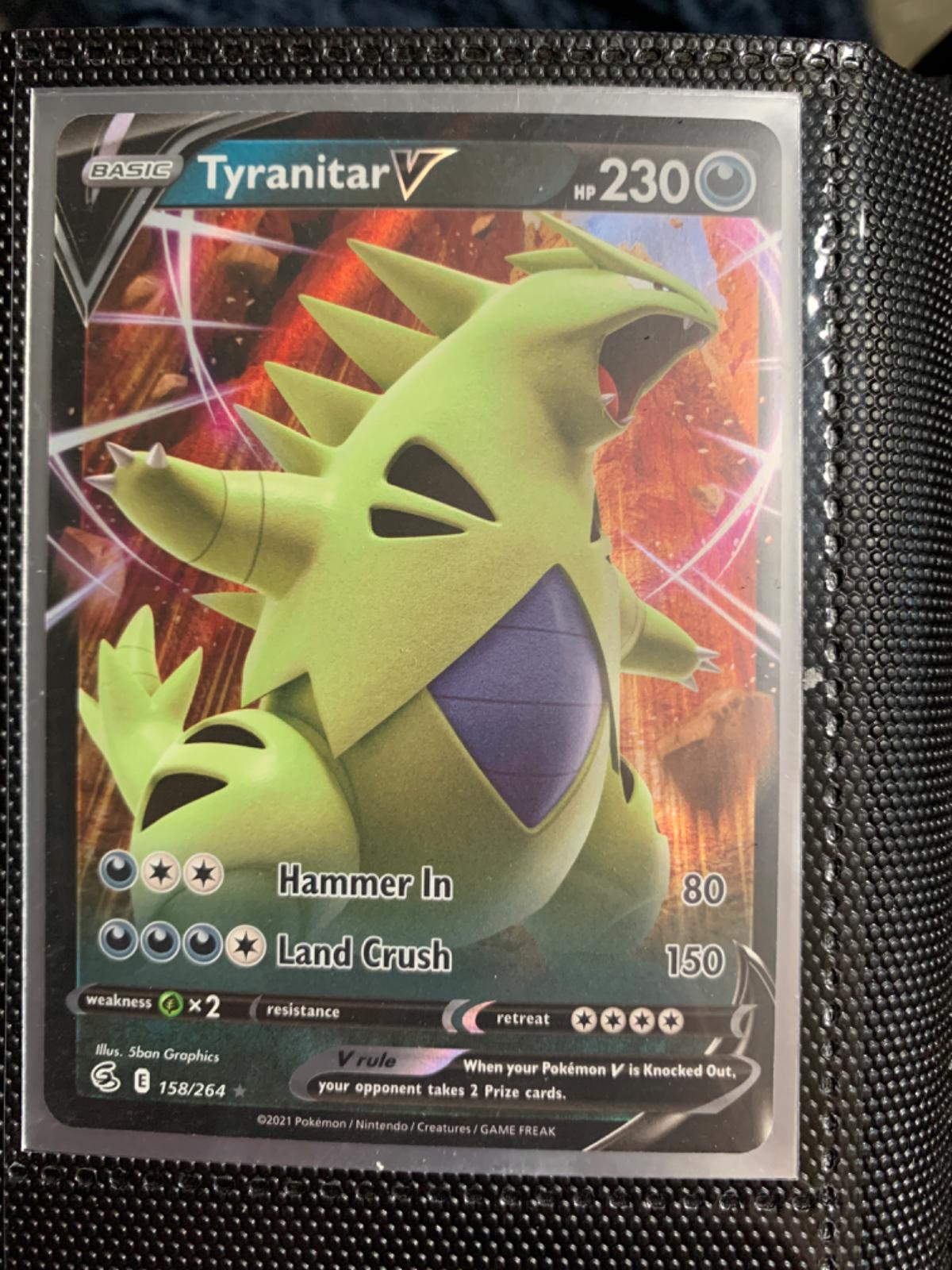 Tyranitar V Ungraded Pokemon Fusion Strike