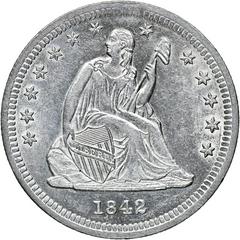 1842 O [SMALL DATE] Coins Seated Liberty Quarter Prices