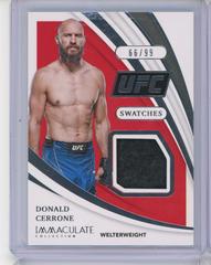 Donald Cerrone #S-DCR Ufc Cards 2021 Panini Immaculate UFC Swatches Prices