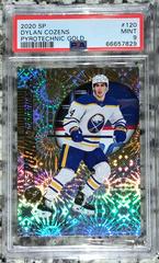 Dylan Cozens [Pyrotechnic Gold] #120 Hockey Cards 2020 SP Prices