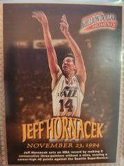 Jeff Hornacek #36 Basketball Cards 1997 Fleer Million Dollar Moments Prices