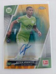 Aster Vranckx [Gold] Soccer Cards 2021 Topps Chrome Bundesliga Autographs Prices