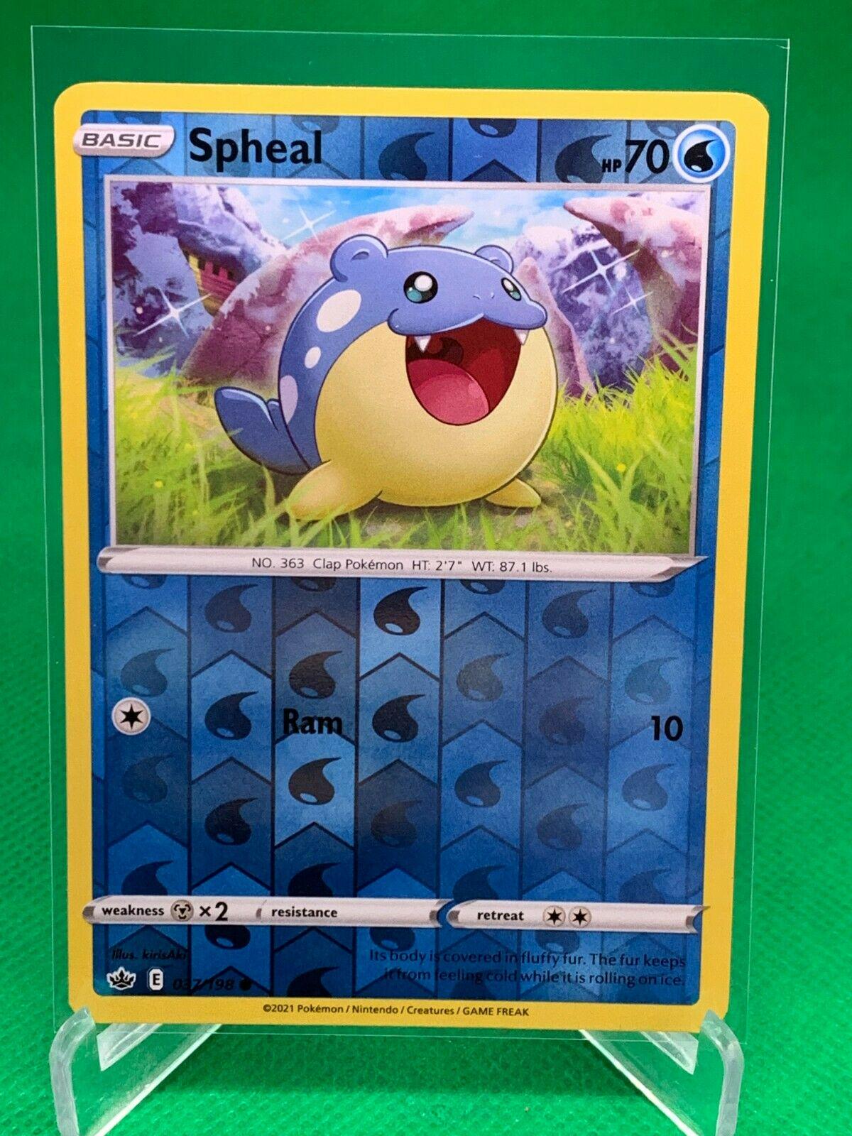 Spheal [Reverse Holo] #37 Pokemon Chilling Reign