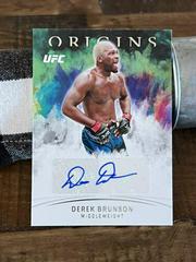 Derek Brunson #OA-DBR Ufc Cards 2022 Panini Chronicles UFC Origins Autographs Prices