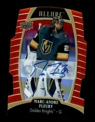 Marc Andre Fleury [Red Rainbow Autograph] Hockey Cards 2019 Upper Deck Allure Prices