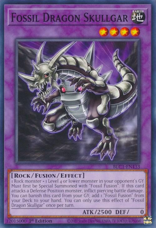 Fossil Dragon Skullgar [1st Edition] BLC1-EN133 YuGiOh Battles of Legend: Chapter 1