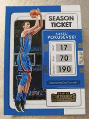 Aleksej Pokusevski [Blue] #95 Basketball Cards 2021 Panini Contenders Prices