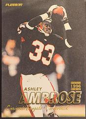 Ashley Ambrose #139 Football Cards 1997 Fleer Prices