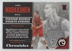 Lauri Markkanen [Red] Basketball Cards 2017 Panini Chronicles Prices