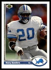Barry Sanders #444 Football Cards 1991 Upper Deck Prices