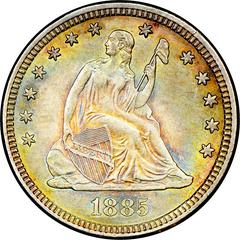 1885 [PROOF] Coins Seated Liberty Half Dollar Prices