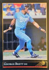 George Brett #19 Baseball Cards 1992 Donruss Gold Leaf Stars Previews Prices