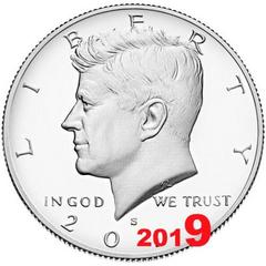 2019 S [EXPOLORE DISCOVER PROOF] Coins Kennedy Half Dollar Prices
