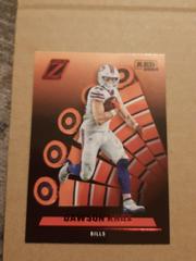 Dawson Knox [Red Zone] #3 Football Cards 2022 Panini Zenith Prices