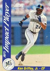 Ken Griffey Jr #28 Baseball Cards 1992 Score Impact Players Prices