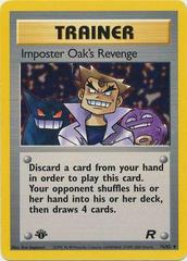 - NM Pokemon Card Team Rocket 76/82 uncommon IMPOSTER OAK'S REVENGE 
